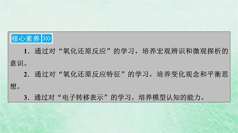 新教材适用2023_2024学年高中化学第1章物质及其变化第3节氧化还原反应第1课时氧化还原反应课件新人教版必修第一册第4页