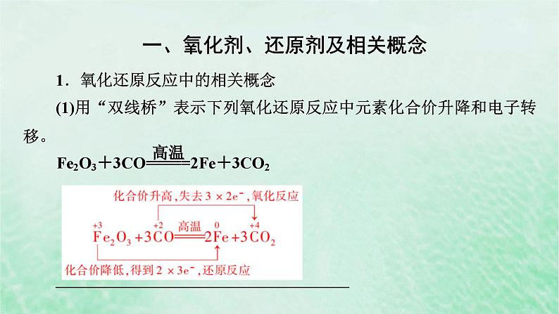 新教材适用2023_2024学年高中化学第1章物质及其变化第3节氧化还原反应第2课时氧化剂和还原剂课件新人教版必修第一册04