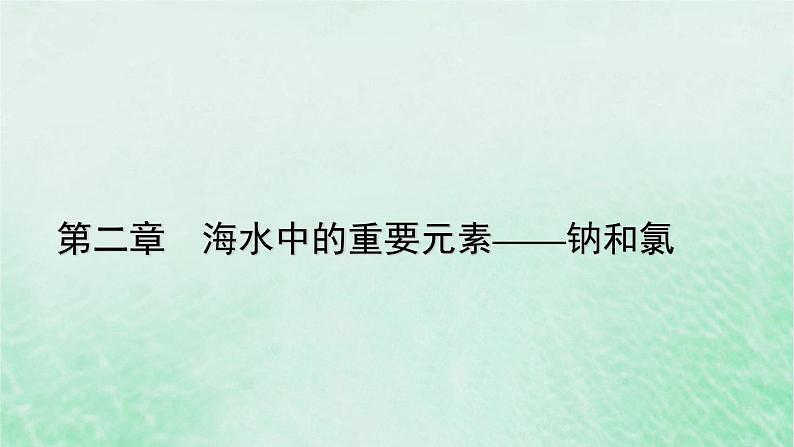 新教材适用2023_2024学年高中化学第2章海水中的重要元素__钠和氯实验活动1配制一定物质的量浓度的溶液课件新人教版必修第一册01