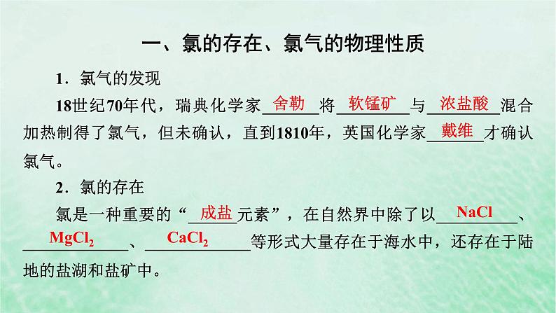 新教材适用2023_2024学年高中化学第2章海水中的重要元素__钠和氯第2节氯及其化合物第1课时氯气的性质课件新人教版必修第一册第5页