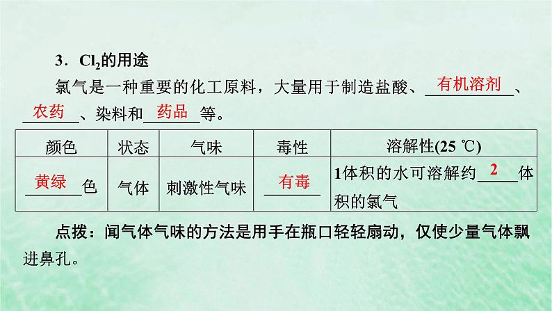 新教材适用2023_2024学年高中化学第2章海水中的重要元素__钠和氯第2节氯及其化合物第1课时氯气的性质课件新人教版必修第一册第6页