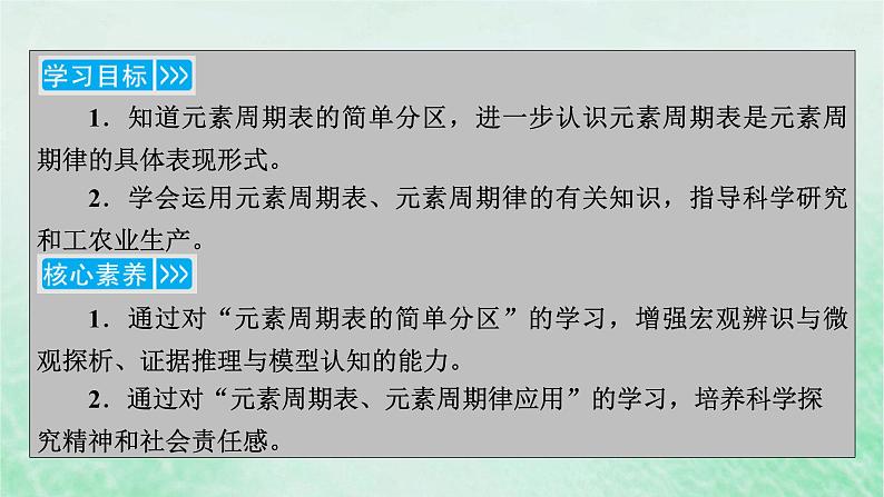 新教材适用2023_2024学年高中化学第4章物质结构元素周期律第2节元素周期律第2课时元素周期表和元素周期律的应用课件新人教版必修第一册03