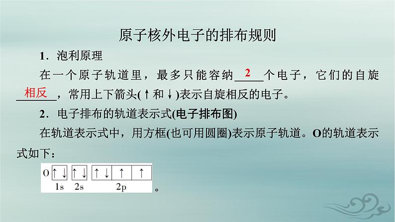 新教材适用2023_2024学年高中化学第1章原子结构与性质第1节原子结构第3课时泡利原理洪特规则能量最低原理课件新人教版选择性必修2第4页