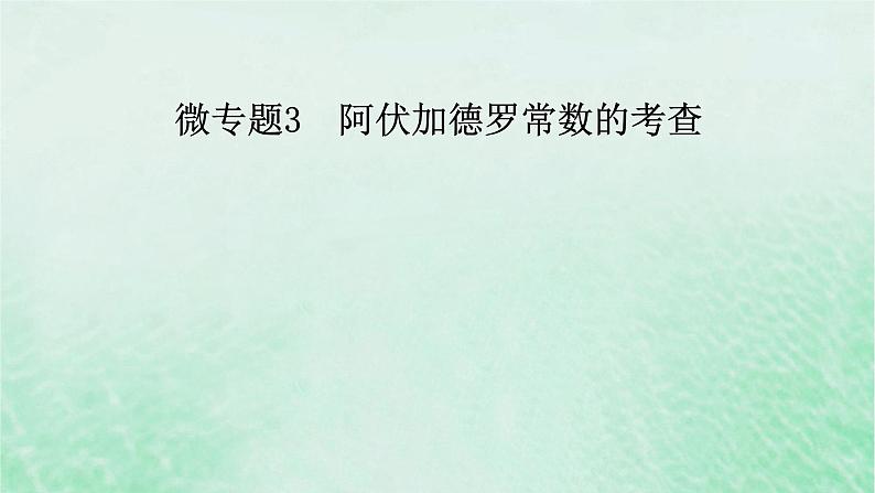 新教材适用2023_2024学年高中化学第2章海水中的重要元素__钠和氯微专题3阿伏加德罗常数的考查课件新人教版必修第一册第2页