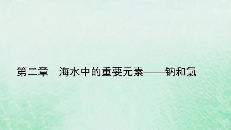 新教材适用2023_2024学年高中化学第2章海水中的重要元素__钠和氯研究与实验1纯碱的生产历史课件新人教版必修第一册01