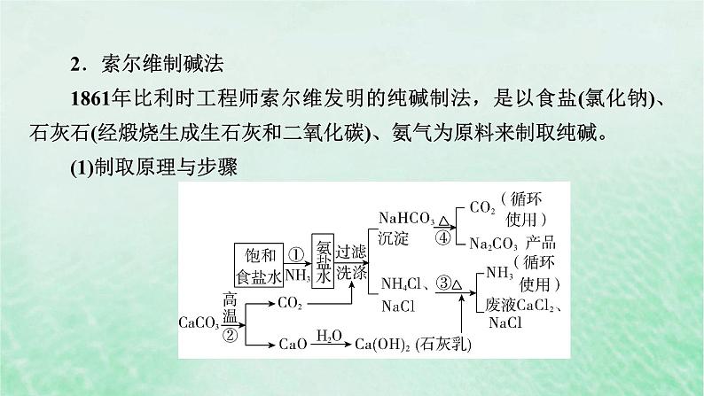 新教材适用2023_2024学年高中化学第2章海水中的重要元素__钠和氯研究与实验1纯碱的生产历史课件新人教版必修第一册06