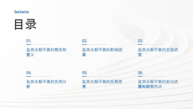 3.3.3 盐类水解平衡及影响因素 课件第7页