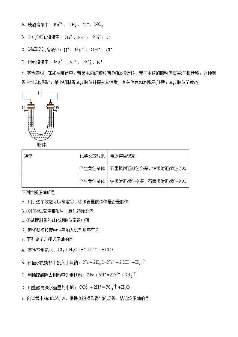 【期中真题】江西省南昌市2022-2023学年高一上学期11月期中化学试题.zip02