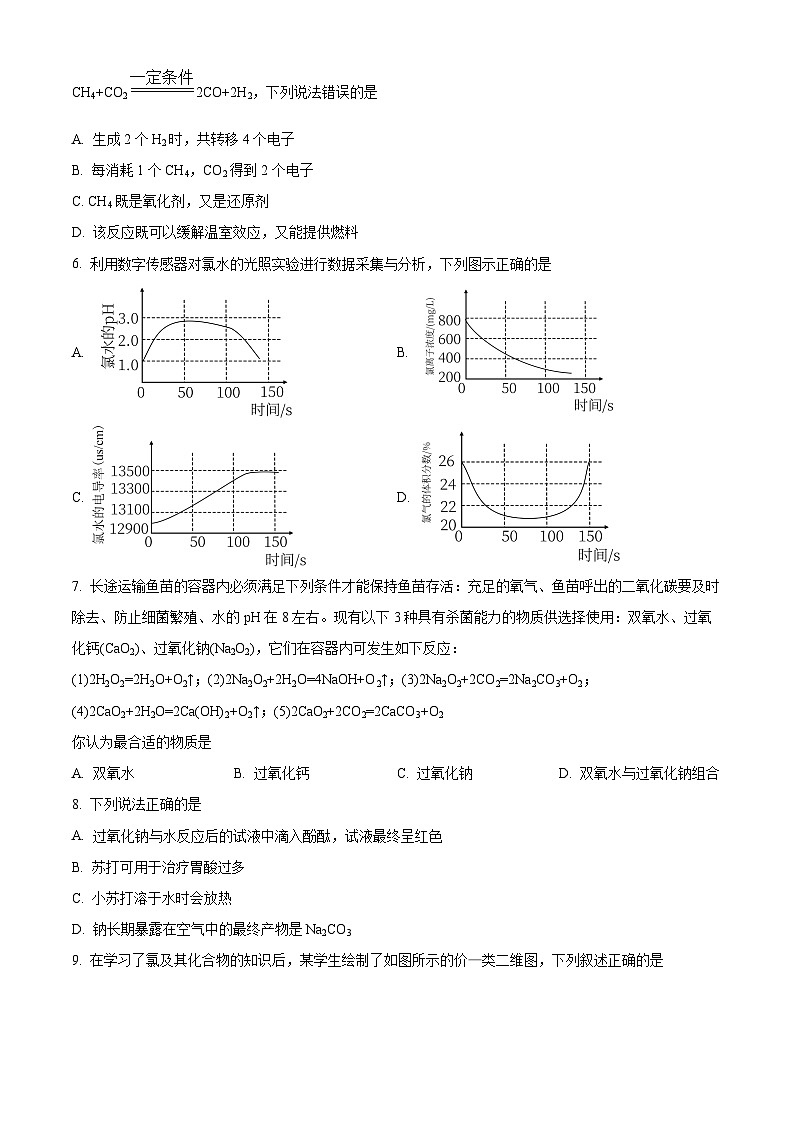 【期中真题】湖南省长沙市长郡中学2022-2023学年高一上学期期中考试化学试题.zip02
