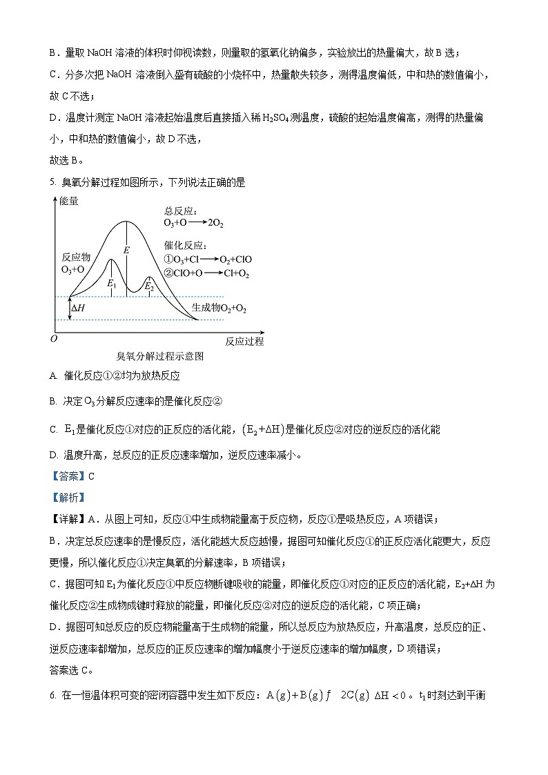 【期中真题】辽宁省实验中学2022-2023学年高二上学期期中阶段测试化学试题.zip03