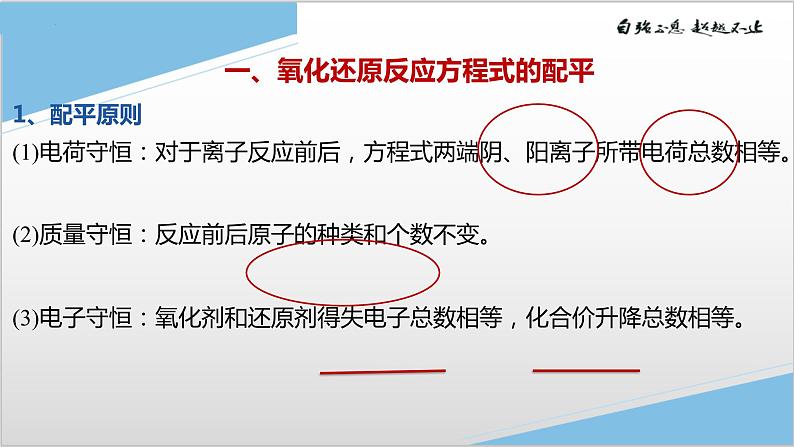 2024届高三化学高考备考一轮复习课件——+氧化还原反应的配平和计算第3页