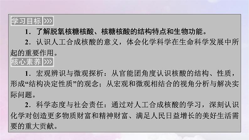 新教材适用2023_2024学年高中化学第4章生物大分子第3节核酸课件新人教版选择性必修3第3页