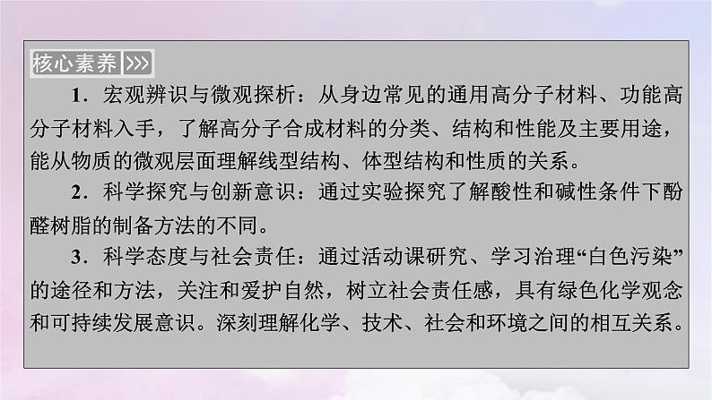 新教材适用2023_2024学年高中化学第5章合成高分子第2节高分子材料课件新人教版选择性必修3第4页