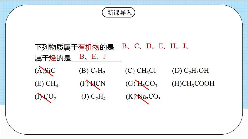 1.1.1《有机化合物的分类方法》 课件 人教版高中化学选择性必修303