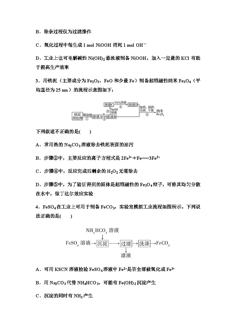2024届高考化学一轮复习 课时分层作业13　铁及其化合物的转化与应用 （含答案）第2页