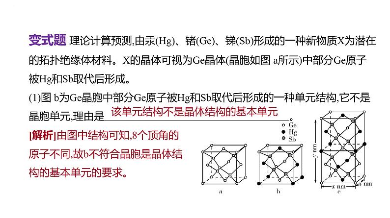 2024届高中化学一轮复习课件：模型认知——晶胞的有关计算05