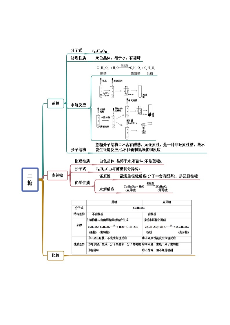 人教版高中化学选择性必修三精品同步讲义4.1 糖类（精讲）（含解析）02