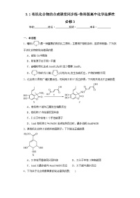 高中化学鲁科版 (2019)选择性必修3第1节 有机化合物的合成习题