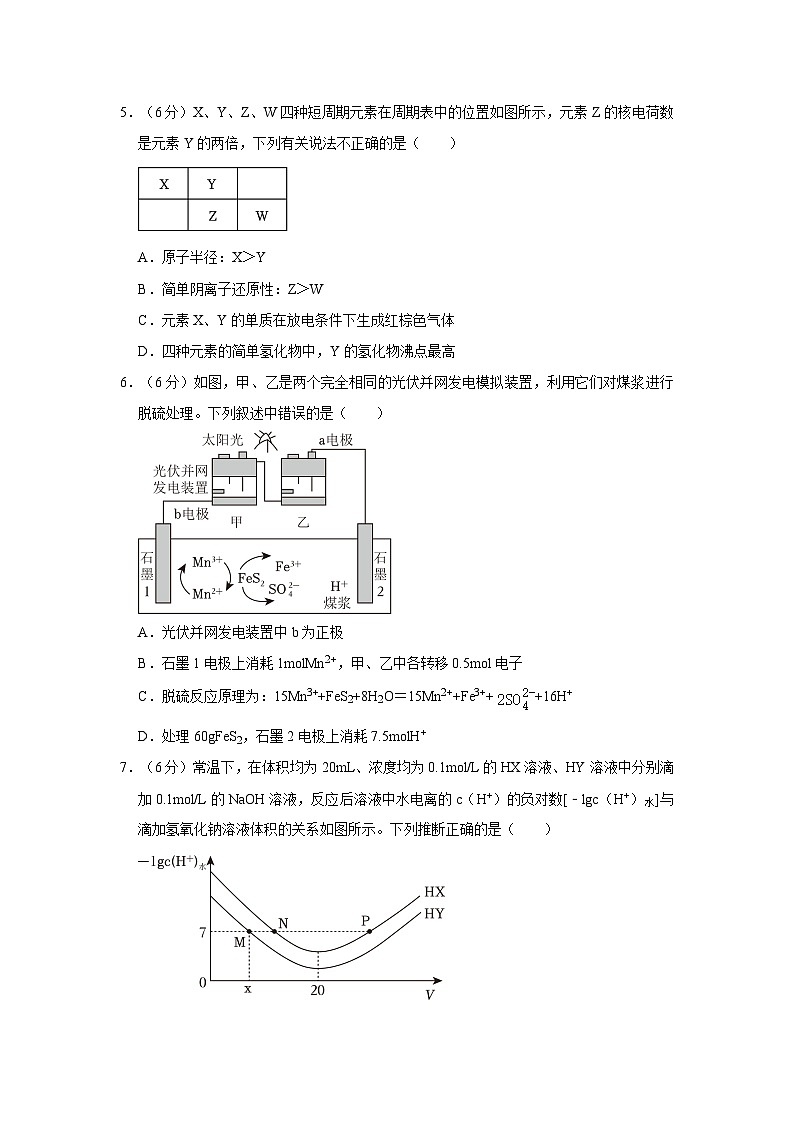 2023-2024学年四川省成都市双流中学高三（上）月考化学试卷（10月份）第2页
