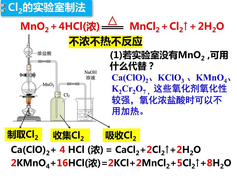 化学人教版（2019）必修第一册2.2.2氯气的实验室制法及氯离子的检验课件PPT07
