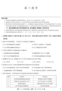 2024湖北省九师联盟高三上学期10月质量检测化学PDF版含答案、答题卡