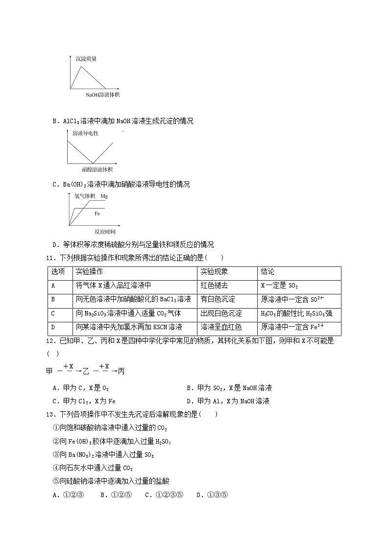 哈六中高一上学期化学期末试题及答案03