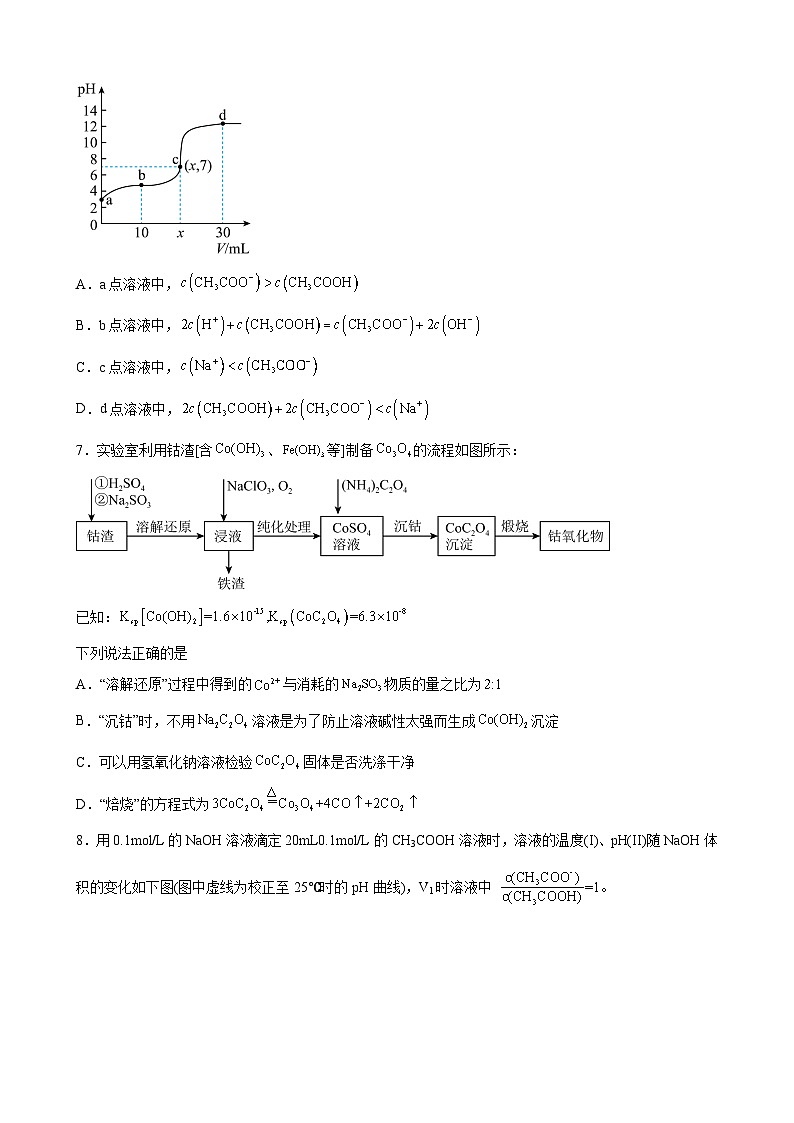 高考化学二轮专题训练《水溶液中离子反应与平衡》第3页