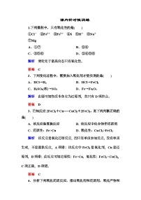 必修一第二章 化学物质及其变化练习题及答案解析 2-3-2