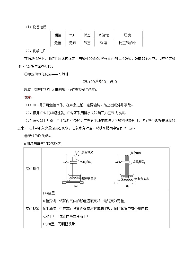 高考化学 考点49 常见烃的结构与性质学案（含解析）02