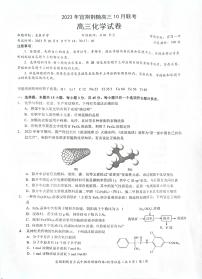 2023年宜荆荆随高三10月联考化学试题