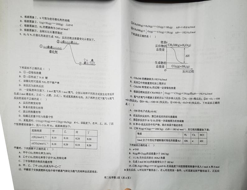 辽宁省辽东南协作校2023-2024学年高二上学期10月月考化学试题第2页