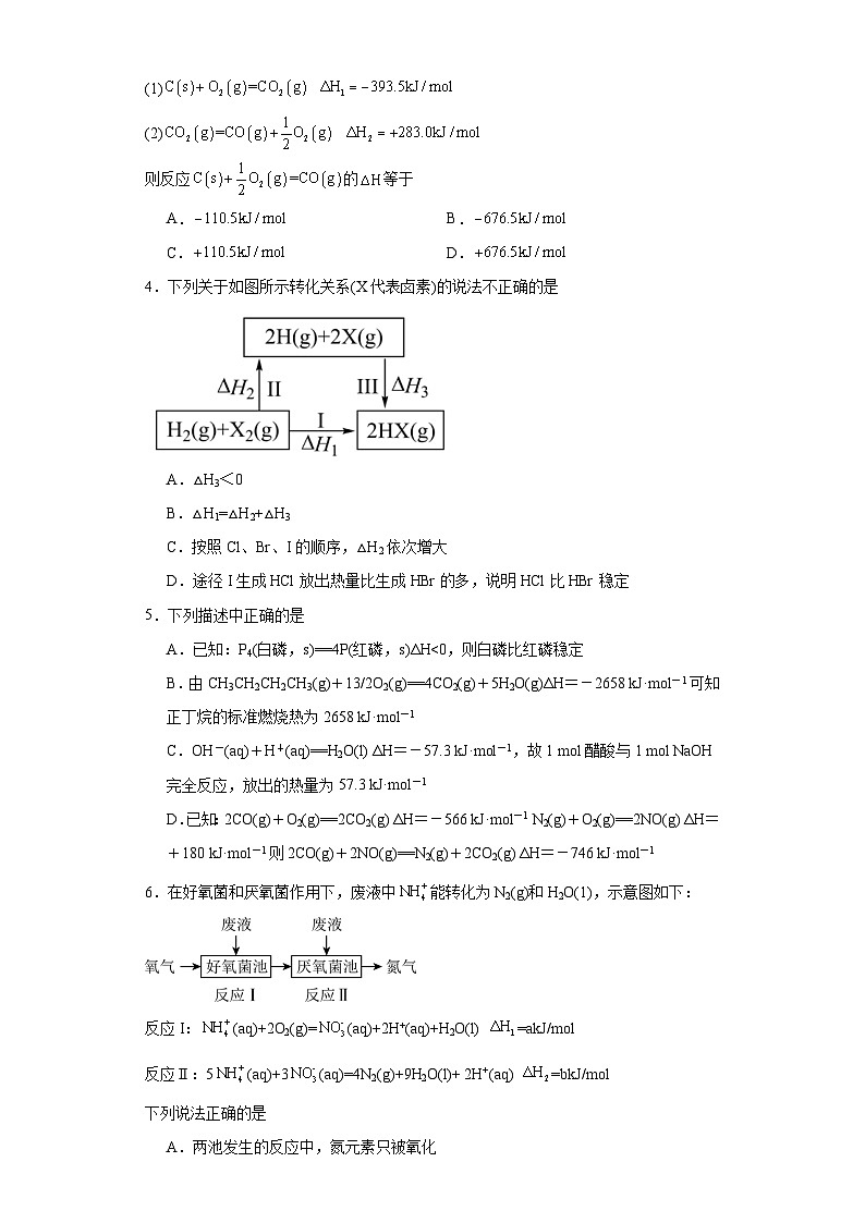 1.2.1盖斯定律知识梳理+练习-人教版化学选择性必修1第2页
