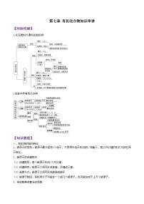 第七章知识串讲-2020-2021学年高一化学下学期期末复习大串讲（人教版必修第二册）（原卷版）