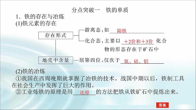 高中化学必修第一册3-1-1铁的单质、氧化物和氢氧化物课件第4页