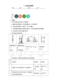 化学第3章 物质的性质与转化第1节 铁的多样性课后复习题