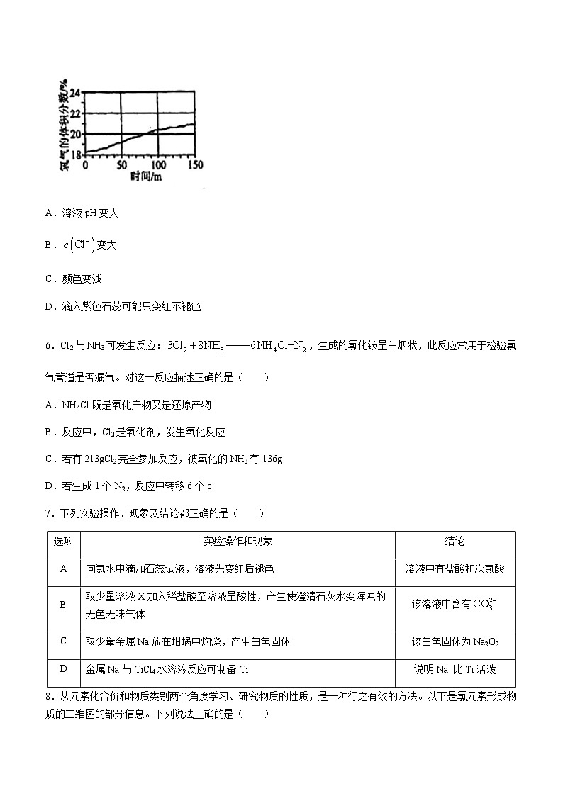 广东省深圳市南山区部分中学2023-2024学年高一上学期11月期中考试化学试题（含答案）03