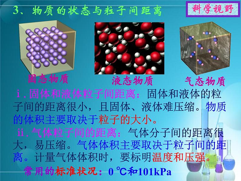 2.3.2物质的量(第二课时  气体摩尔体积)-高一化学课件(人教版2019必修第一册)第3页