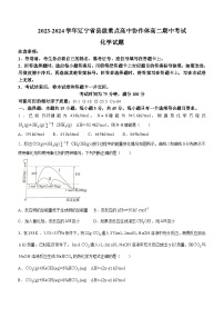 辽宁省县级重点高中协作体2023-2024学年高二化学上学期期中考试试卷（Word版附解析）