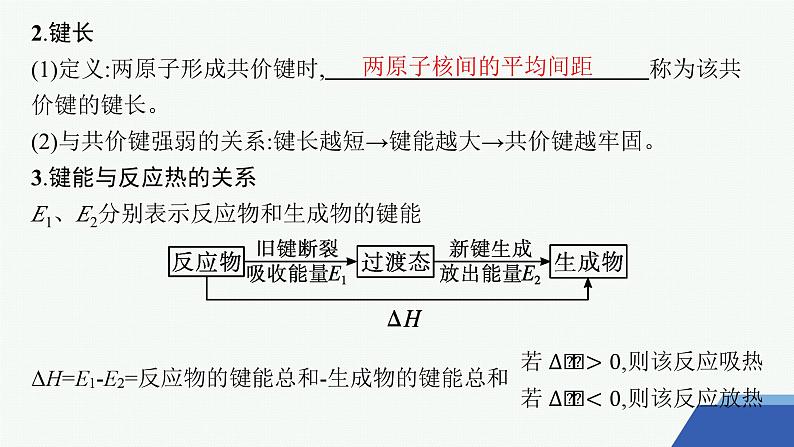 3.3.2　共价键键能与化学反应的反应热　共价晶体 课件 2023-2024学年高二化学选择性必修206