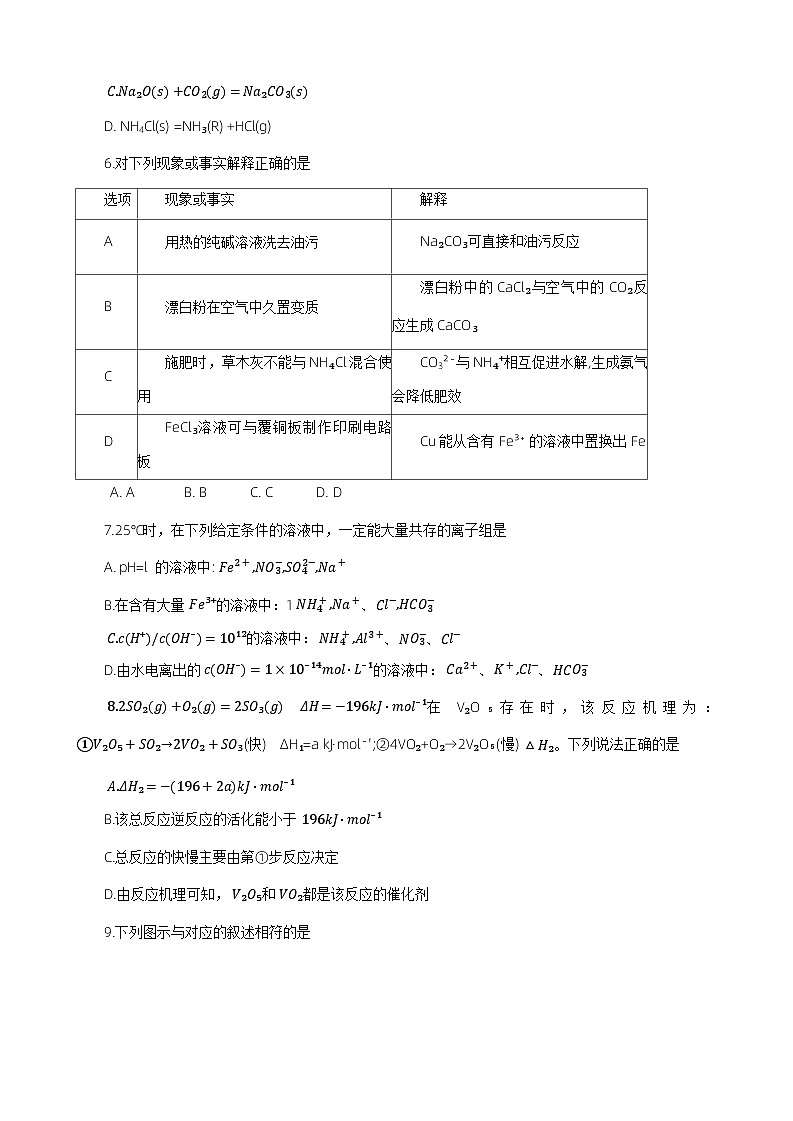 河南省洛阳市2023-2024学年高二上期期中考试化学试题第2页