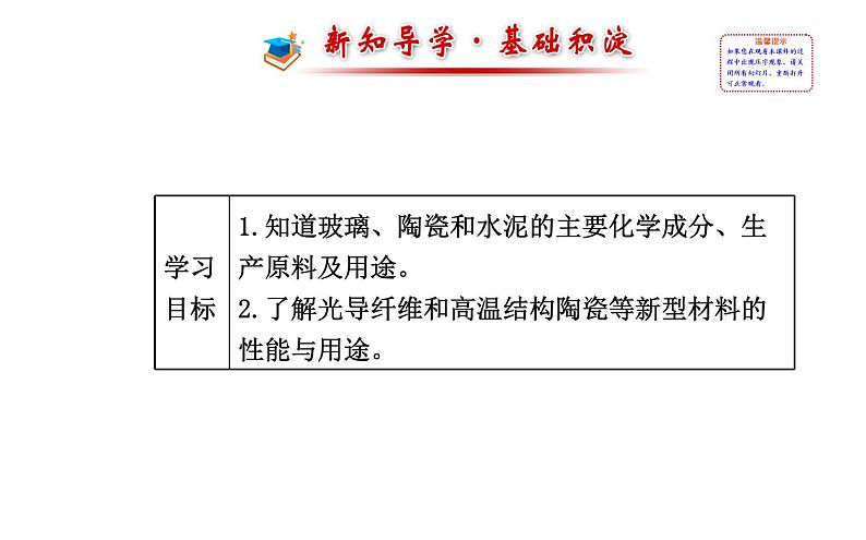 高二化学3.3玻璃、陶瓷和水泥课件及练习题含答案详解02