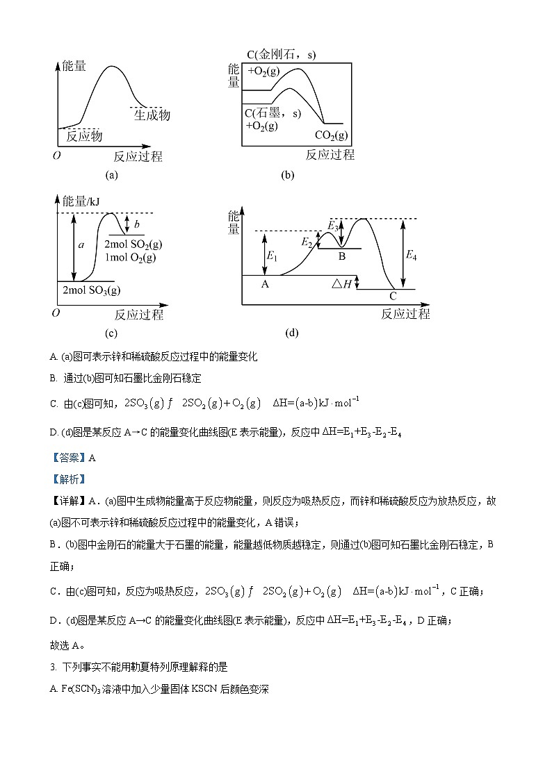 四川省成都外国语学校2023-2024学年高二上学期11月期中考试化学试题（Word版附解析）02
