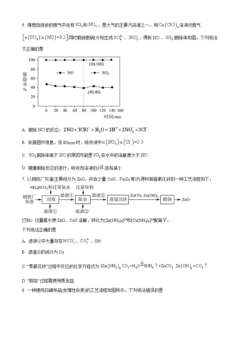 山东省滕州市2023-2024学年高三上学期期中考试化学（Word版附解析）03