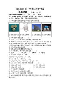 四川省达州市宣汉县2023-2024学年高二上学期中考试化学试题（含答案）