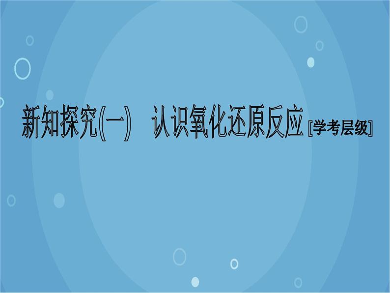 鲁科版（2019）化学必修第一册 2.3.1认识氧化还原反应　氧化剂和还原剂课件02