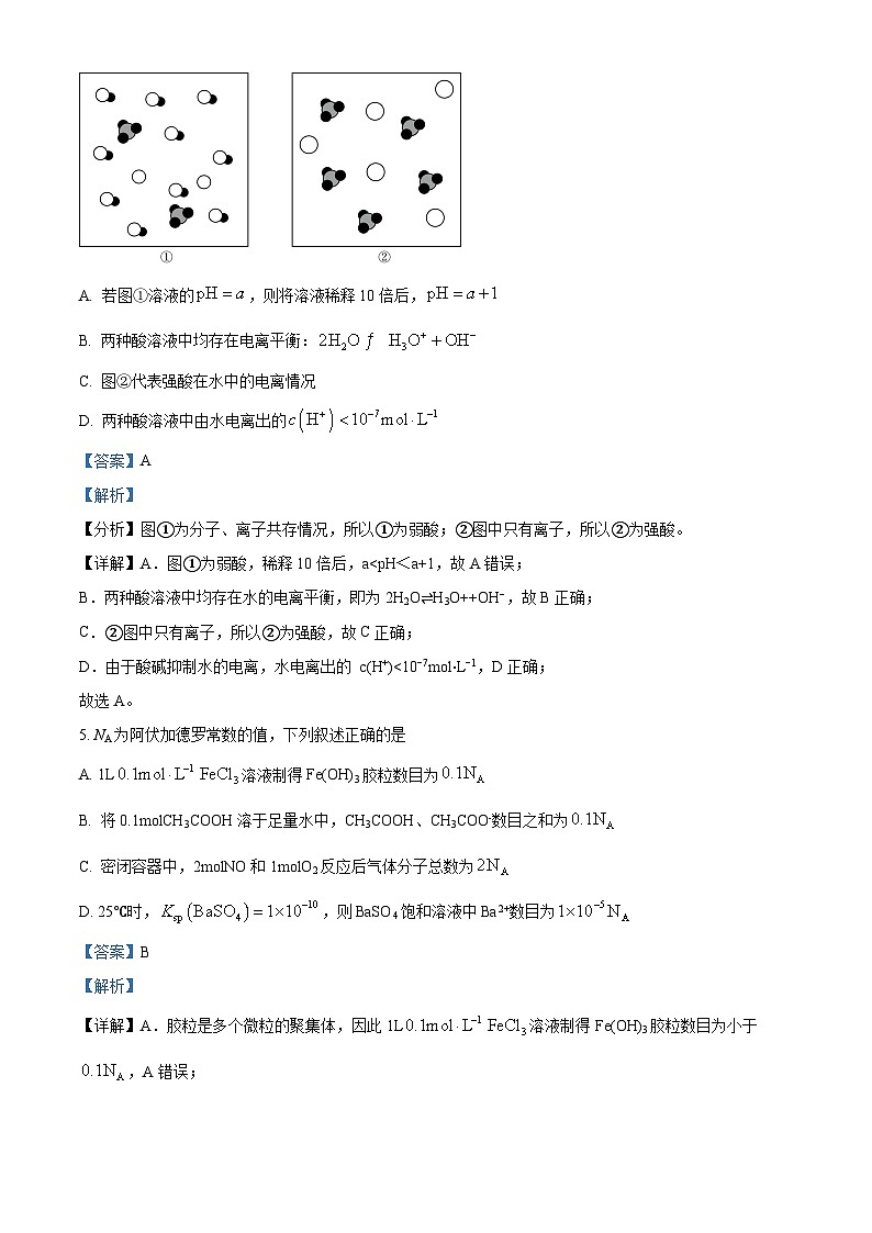 重庆市西南大学附属中学2023-2024学年高二上学期期中化学试题（Word版附解析）03