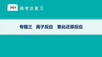 2024版高考总复习-化学二轮专题(新教材) 专题3　离子反应　氧化还原反应