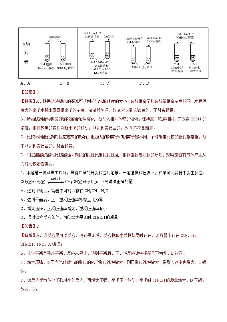 6.2.2化学反应限度课件+分层作业（原卷+解析卷）03