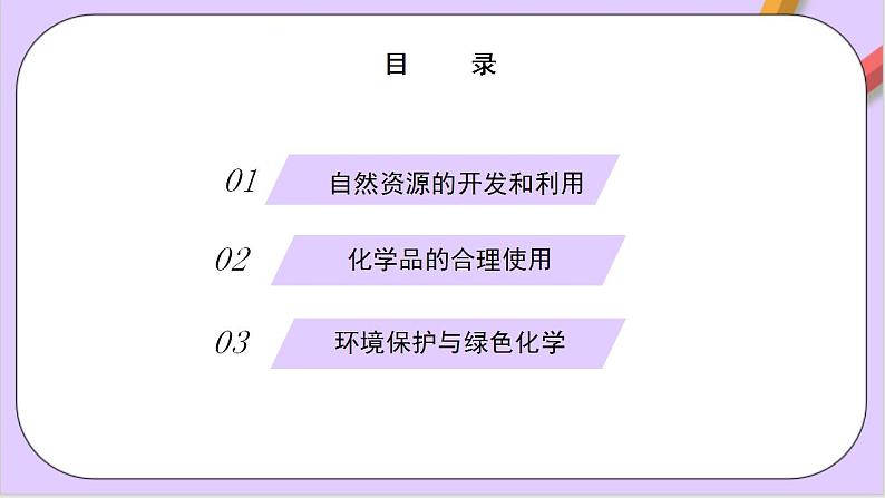 第八章化学与可持续发展  课件+单元测试+知识清单02