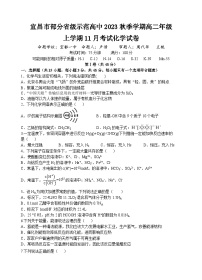 2024宜昌部分省级示范高中高二上学期11月月考化学试卷含答案